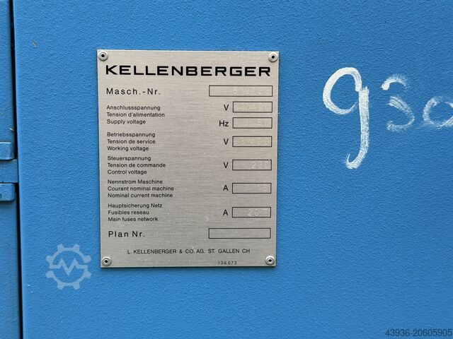 Rundschleifmaschine KELLENBERGER - 1000 KELLENBERGER 1000 U