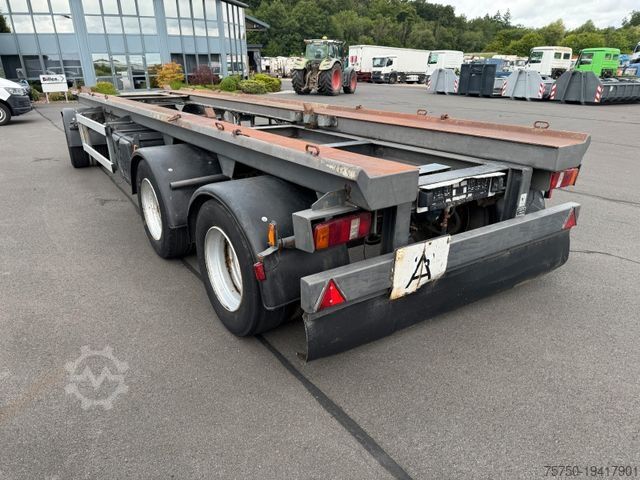 Roll off trailer HÜFFERMANN HMA 24.24 3- Achs-  Blattfederung