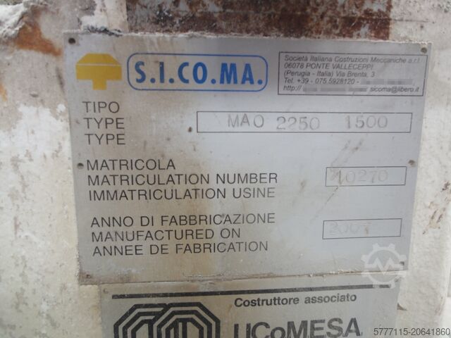 Mobile concrete batching plant SICOMA MIESZALNIK DWU WALOWY 2250l/1,5m3