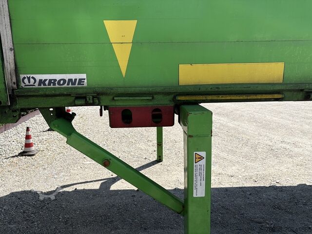 Swap body with flatbed Krone Baustoff 7,45 Multilockrahmen Türen