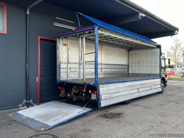 Beverage truck MERCEDES-BENZ Axor 1833 7m Koffer 2x Schwenkwand LBW Or.382'km