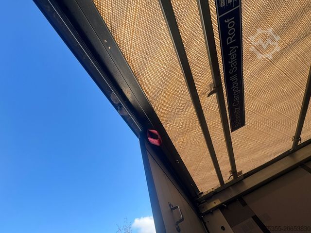 Open semitrailer with tarp SCHMITZ CARGOBULL SCS24/L 13.62 E B 1.Hand Liftachse Edscha Portal