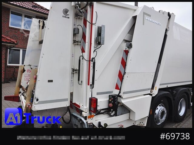 Müllwagen MERCEDES-BENZ Antos 2532 Faun Powerpress II Zöller Detla 2301,