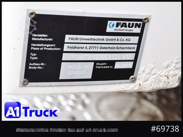 Müllwagen MERCEDES-BENZ Antos 2532 Faun Powerpress II Zöller Detla 2301,