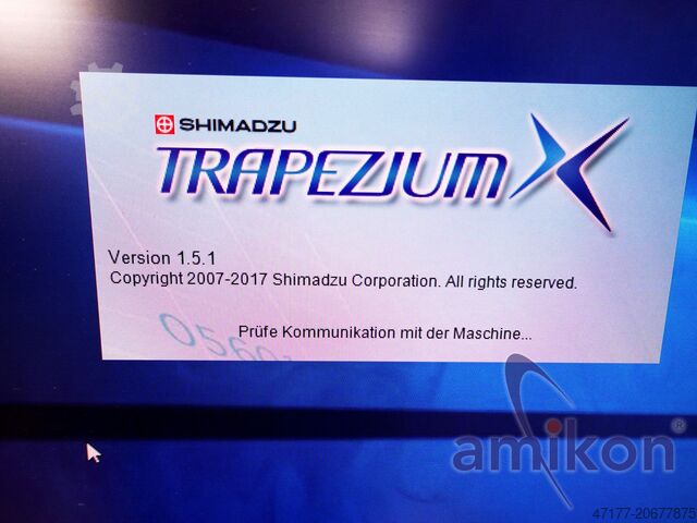 Trapezium X Software – 5 kN Shimadzu EZ-LX Universalprüfmaschine 5 kN