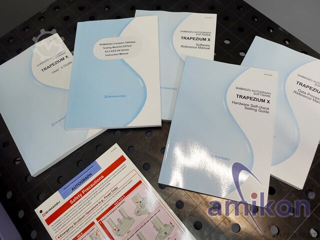 Trapezium X Software – 5 kN Shimadzu EZ-LX Universalprüfmaschine 5 kN