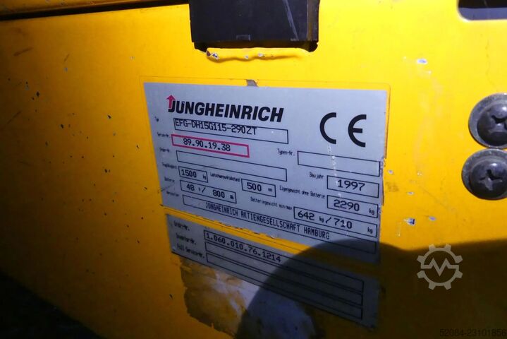 Jungheinrich - Elektrogabelstapler Jungheinrich EFG-DH 15 G-115-290ZT