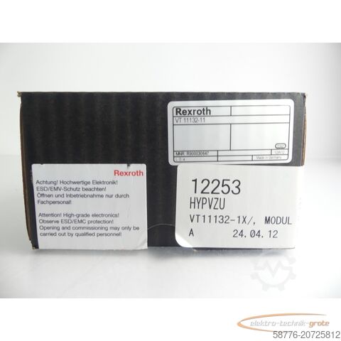 Komponente Rexroth VT 11132-11 MNR: R900030647 Modul SN: 18000102RS (0) - ungebr.! -