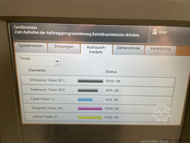 Colour production machine Xerox PrimeLink C9070 incl Fiery,trimmer Vivid Kit + Fluorescent-Kit