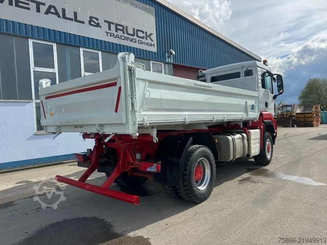 Tipper truck MAN 18.510 TGS BB 4x4  Schneepflug t 40.000kg