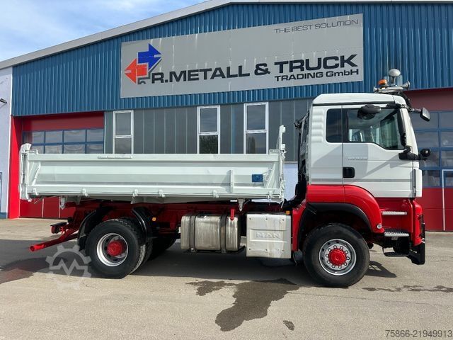 Tipper truck MAN 18.510 TGS BB 4x4  Schneepflug t 40.000kg