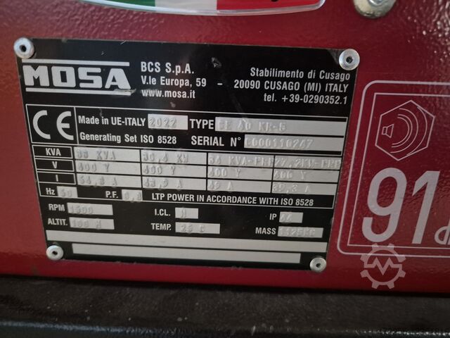 MOSA Stromerzeuger GE 40KR-5 MOSA GE 40KR-5