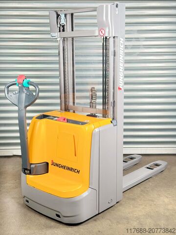 Hochhubwagen-Mitgänger Jungheinrich EJC 214 - Service Neu - Triplex 5,35 Bj 2020