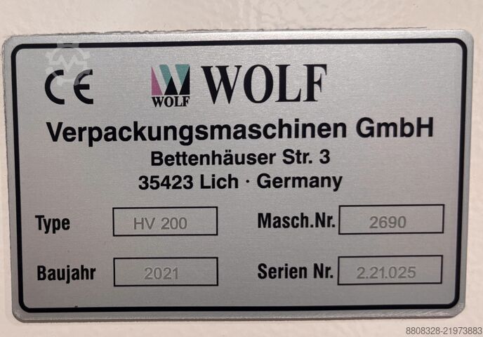 Horizontal Flow Wrapper food / non food WOLF HV 200