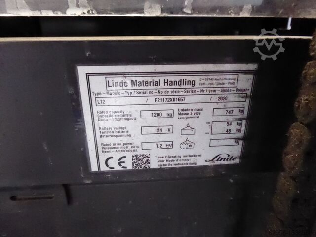 High Lift stacker Linde L12L