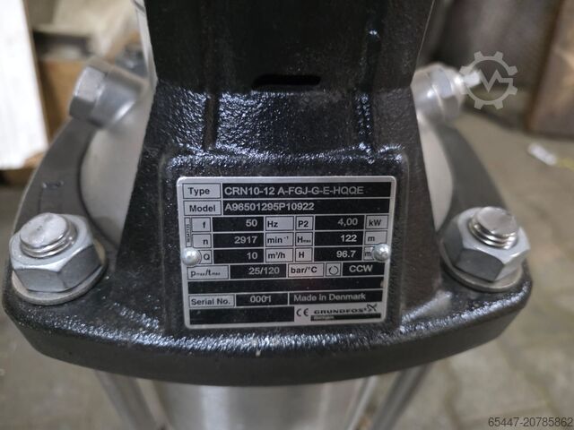 Pumpe Grundfos CRN 10-12 A-FGJ-G-E-HQQE Grundfos CRN 10-12 A-FGJ-G-E-HQQE