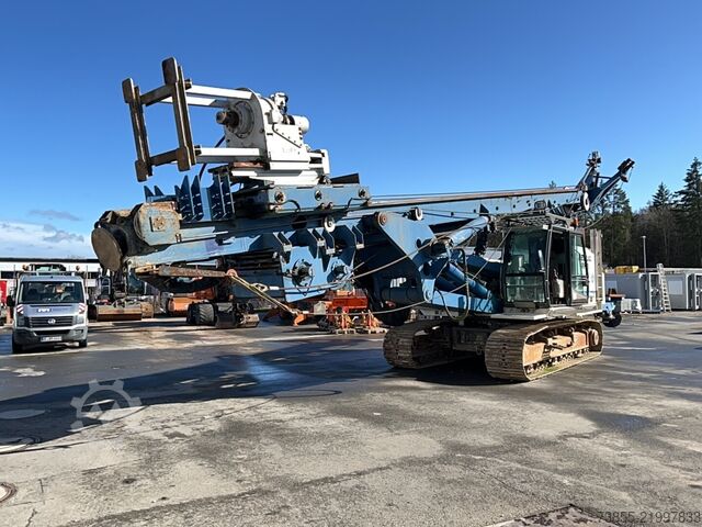Drill Delmag SR 25 BT / RH 18 on Sennebogen with ABI MDBA 3500 Soil Improvement Rig