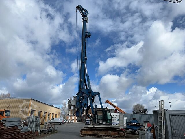 Drill Delmag SR 25 BT / RH 18 on Sennebogen with ABI MDBA 3500 Soil Improvement Rig