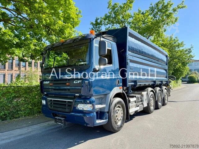 Tipper with crane DAF CF 85.410 Kipper + Kran Epsilon Q150/Eu5EEV
