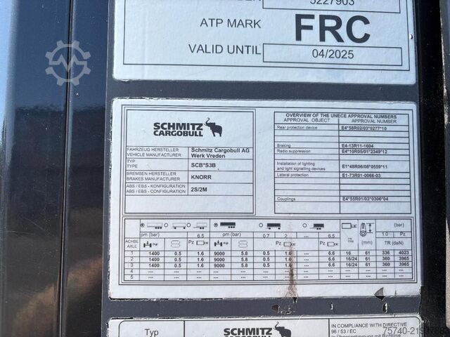 Refrigerated/freezer transport Schmitz Cargobull N/A + SCHMITZ COOLER + ATP + 3x saf + 7279 hour...