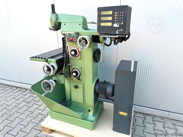Milling machine/Deckel FP1 - 3-axis digital readout DECKEL FP 1 - 3 Achs Heidenhain Digital