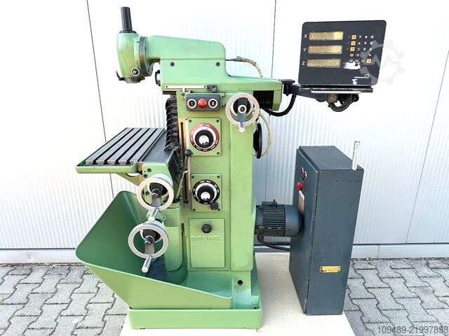 Milling machine/Deckel FP1 - 3-axis digital readout DECKEL FP 1 - 3 Achs Heidenhain Digital