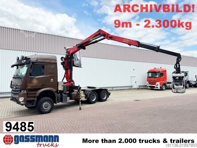Standard tractor unit Mercedes-Benz Arocs 3351 LS 6x6, Grounder, MirrorCam, Navi,