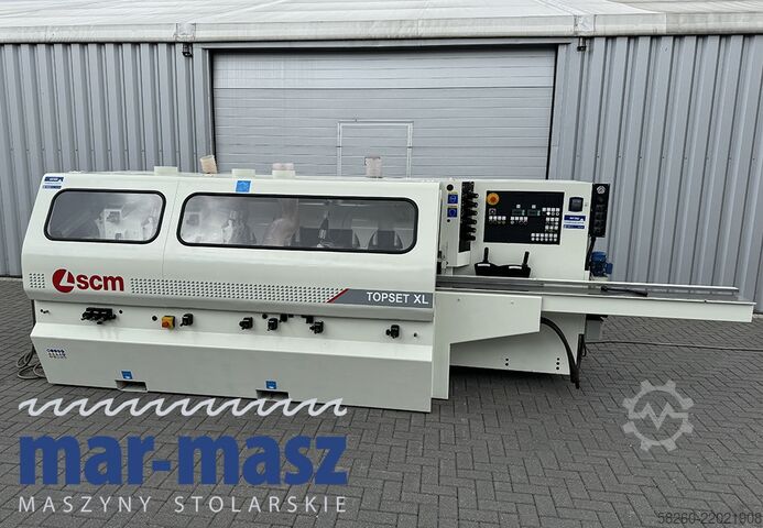 Vierseiten-Nasshobel SCM TOPSET XL na 6 głowic