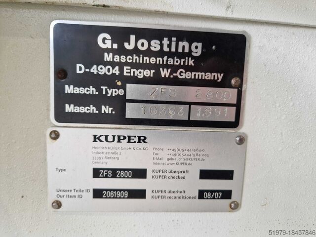 Veneer guillotine Josting ZFS2800