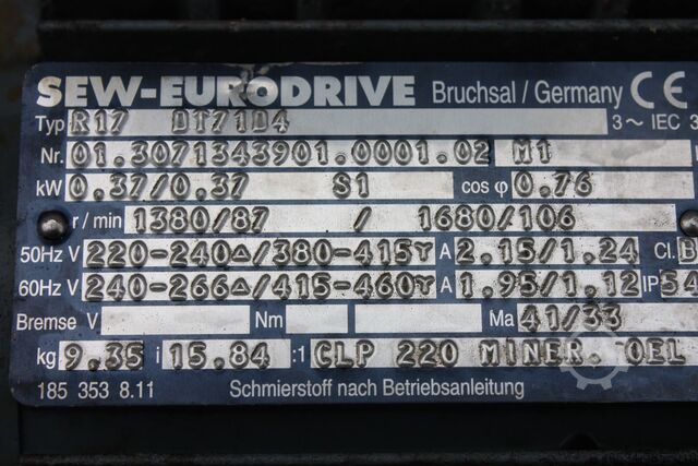 Säurepumpe Seibert & Rahier RK 412