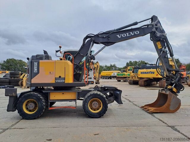 Wheel excavator Volvo EWR150E+Engcon Rototilt