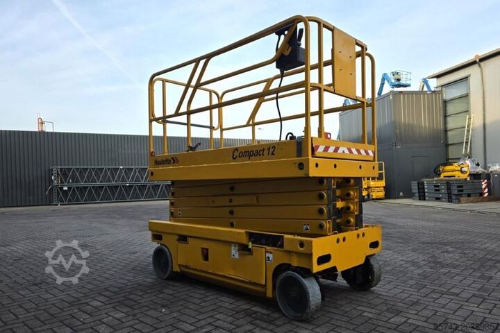 Scissor lift Haulotte Compact 12 Electric, 12m Working Height, 300kg Cap