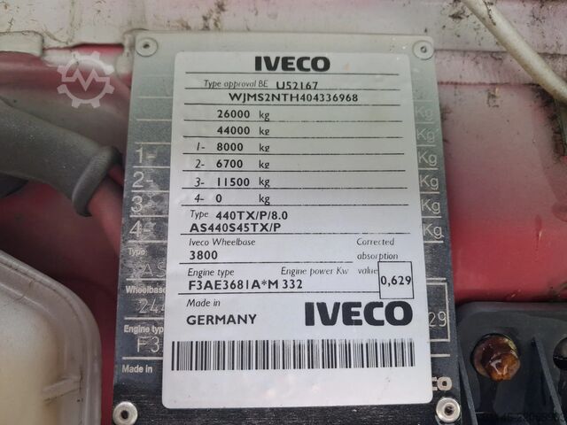 Schwerlast Iveco Stralis 450 E5 * 6x2 * Manual Gearbox * 2 x Bed