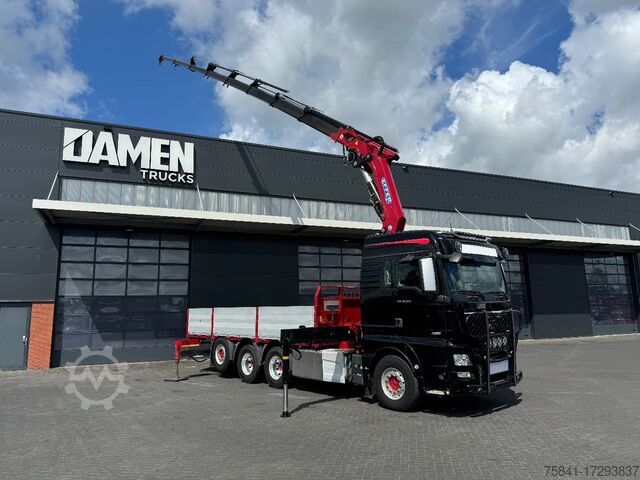 Crane truck MAN TGX 35.640 8x4-4 BL EFFER 395/8S