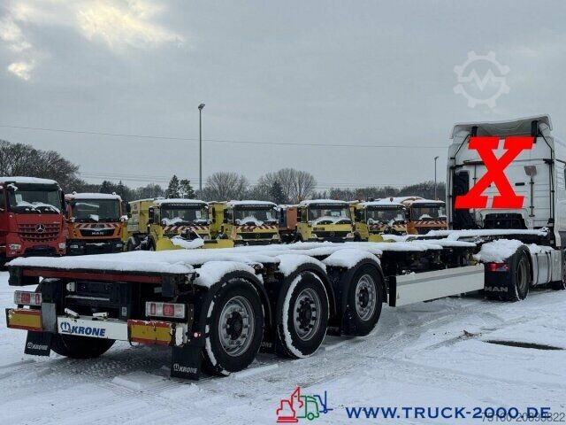 Auflieger-Wechselfahrgestell Krone Krone SD BDF 2x20/40/45 Liftachse Heckausschub