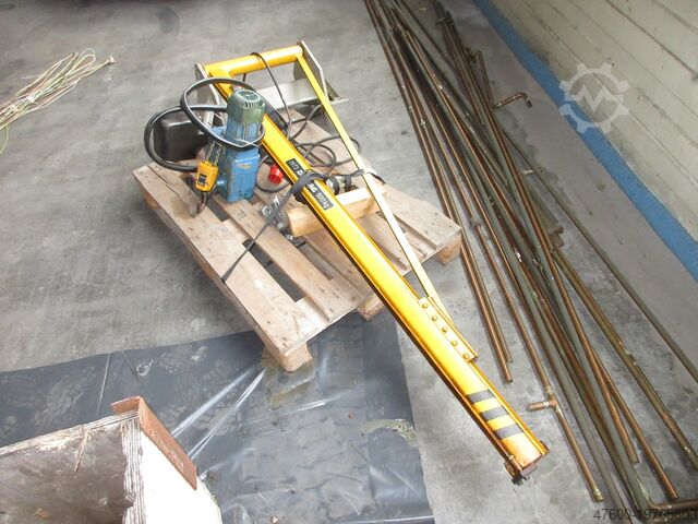 Slewing crane, wall-mounted slewing crane, crane Demag KBK Kran Drehkran Hallenkran 2m Demag KBK2 250 Kg + DK Kettenzug 400V