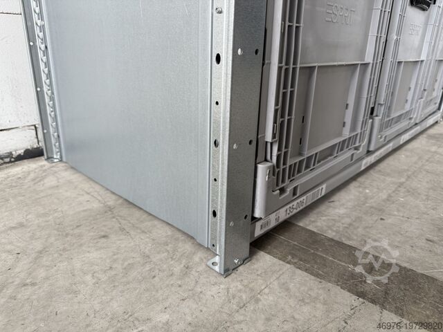 2,000 x 610 mm / 4 levels / 2.65 linear meters. Dexion HI280 Kistenregal Kommissionierregal Regal