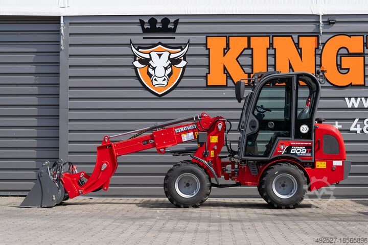 Radlader Kingway Radlader FARMER 809T Kubota Hoflader Tel