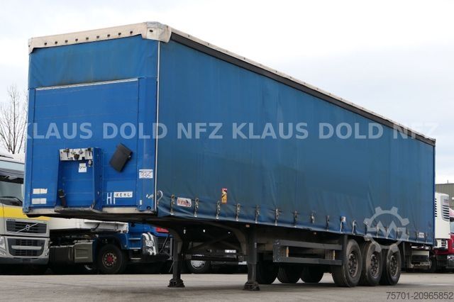 Open semitrailer with tarp SCHMITZ CARGOBULL S01 Pritsche Plane SAF-Achsen