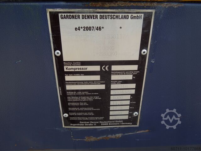 Mobile compressor CompAir C-115