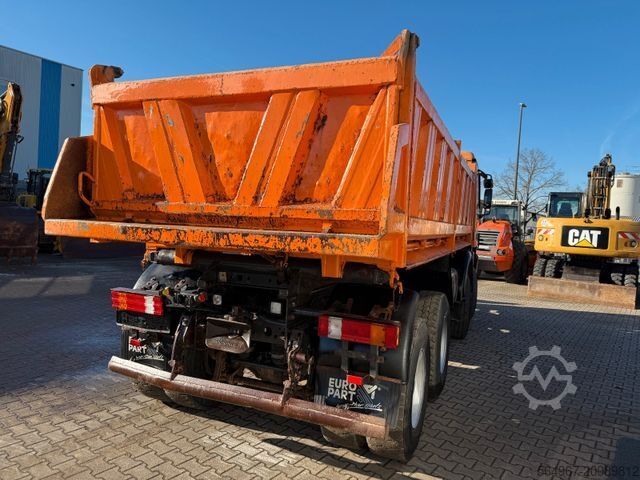 Three-sided tipper truck MERCEDES-BENZ 4143 Actros MP1 3-Seiten-Kipper Bordmatic 8x6