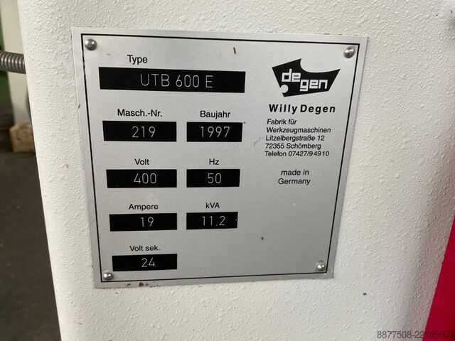 Deephole boring machine Degen UTB 600