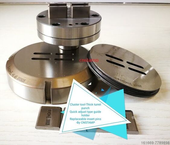 Turret punch tooling CNSTAMP Thick turret punch cluster tool