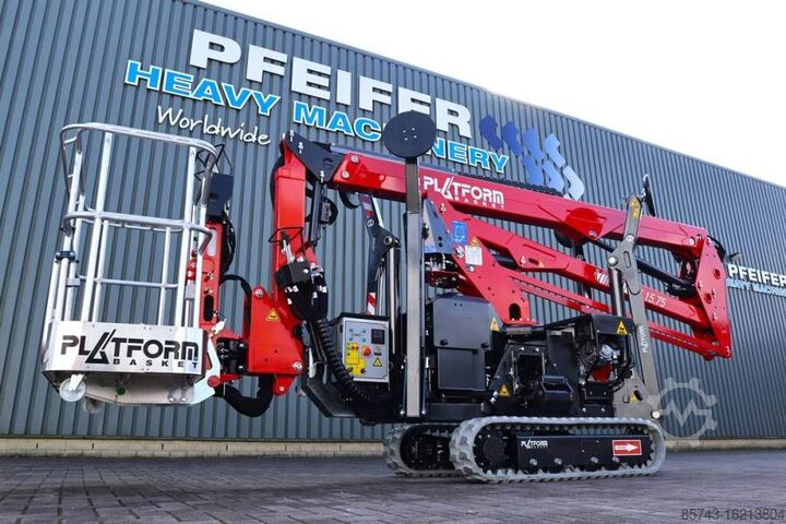 Articulated boom lift PLATFORM BAS Spider 15.75 PRO CE Declaration, Vali