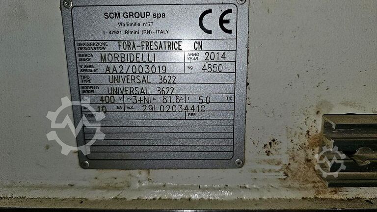 Bearbeitungszentrum Morbidelli Universal 3622