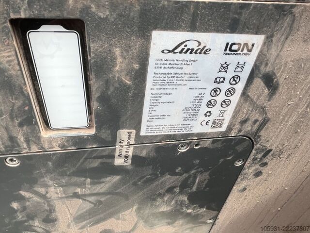 Electric 4-wheel forklift Linde E20PL-02