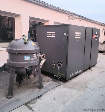 Atlas Copco ZR250 Screw compressor Atlas Copco ZR250 + MD600 dryer 250Kw 46m3/min
