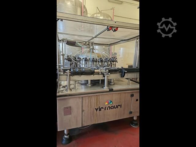 Gebrauchte komplette isobarische Abfülllinie für Glasflaschen (Wein) - 2000BPH Cobert 