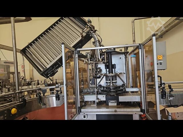 Gebrauchte komplette isobarische Abfülllinie für Glasflaschen (Wein) - 2000BPH Cobert 