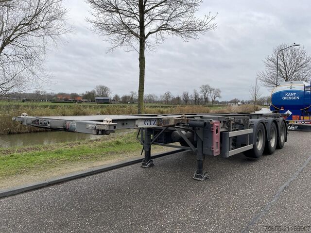 Containertransport Groenewegen 30CC-14-27 20/30 FT Tank / ADR / Lift-Axle / NL...